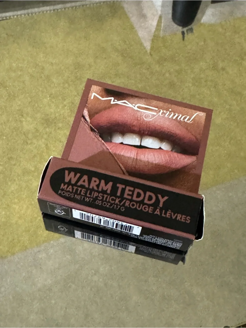 MAC Cosmetics Matte Lipstick Warm Teddy 669 New in Box .05oz MACximal color